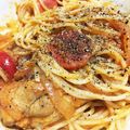 れれれんこん。's cooksnap of when they made 豆乳でトマトクリーム風パスタ.