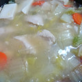 yoama's cooksnap of when they made 簡単！白菜と鶏むねの野菜たっぷり中華お鍋.