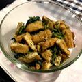 よかてん's cooksnap of when they made さつまいもの葉と葉柄の味噌炒め.
