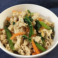 Rs＊kitchen's cooksnap of when they made ほんだしタレで♪ゆで豚と小松菜のごま和え.