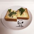 ❁Abake❁'s cooksnap of when they made ボイルエビの醤油麹×塩昆布和トースト.