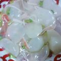 ユッキー1119's cooksnap of when they made 大根のカニカマ中華あんかけ.