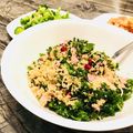 ろぉずまりぃ's cooksnap of when they made 栄養満点ケールとキヌアとザクロのサラダ　.