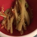 AbicoJan's cooksnap of when they made やめられない!!!じゃがいもの金平.