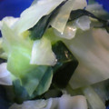 Yukipachi's cooksnap of when they made キャベツとわかめときゅうりの酢の物.