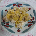 イチゴ、イチゴ。's cooksnap of when they made 鶏もも肉のソテー　角切り林檎添え.