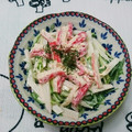 NAOばあさん's cooksnap of when they made カニカマのわさびマヨ和え.