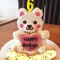 いっちゅ♪'s cooksnap of when they made バレンタインに！くまさんのチョコケーキ.