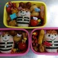 ☆★1226★☆'s cooksnap of when they made 簡単キャラ弁☆俵おにぎりキッズ♪.