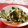 赤い電話's cooksnap of when they made 節約！もやしとわかめのサラダ.