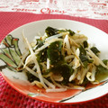 赤い電話's cooksnap of when they made 節約！もやしとわかめのサラダ.
