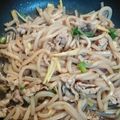 クックS9OJXG☆'s cooksnap of when they made ご飯のお供に♪ 牛こまと蒟蒻の生姜炒め.