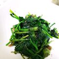 ユーロン's cooksnap of when they made ほうれん草の胡麻和え お弁当にも.