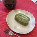 Ms_BURNS's cooksnap of when they made ロールケーキ★抹茶＆あずきクリーム.