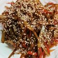 クック285SQR☆'s cooksnap of when they made ごぼうと人参とじゃがいものきんぴら.