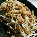 ロミみ's cooksnap of when they made もやしとミンチのカレーしょうゆ炒め.
