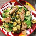 ありんこ☆★'s cooksnap of when they made 簡単朝食！魚肉＆レタス＆卵の炒め物.