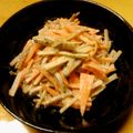 jun120121's cooksnap of when they made ごぼうと人参のサラダ.