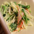 たもたん's cooksnap of when they made 水菜のごまマヨサラダ.