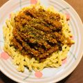 真理龍's cooksnap of when they made 夫の作る超美味しい絶品ミートソース.