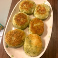 S＊mama♡'s cooksnap of when they made じゃがいものもっちり焼き☆チーズ＆のり塩.
