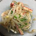 ちゃこちゃぁ's cooksnap of when they made シャキシャキ！水菜ともやしのサラダ☆.