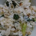 まーほー's cooksnap of when they made 子供が食べるよ☆春菊の混ぜご飯.
