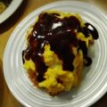 ゆうま大好きママ's cooksnap of when they made ふわふわ卵の簡単♡デミグラスオムライス.