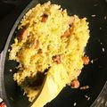 BORDER25's cooksnap of when they made 香味ペーストレタスチャーハン.