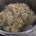 け〜〜ちゃん's cooksnap of when they made 圧力鍋で約20分加熱でもちもち炊き.