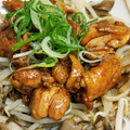 Macaw's cooksnap of when they made 鶏肉ウスターソース炒♪舞茸もやしにのせて.