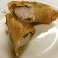 rippuchan's cooksnap of when they made パリパリ食感のジュシーささみ梅肉春巻き.