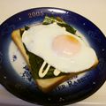 龍青空ママ's cooksnap of when they made 海苔マヨチーたま★朝ごパン.