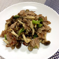 フジぽん's cooksnap of when they made お手軽＊簡単！豚肉としめじの甘辛炒め.