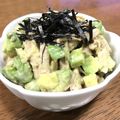 ままばなな1020's cooksnap of when they made 和風おつまみ？鶏ささみとアボカドあえ＊＊.