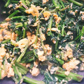 料理苦手主婦☆'s cooksnap of when they made つぼみ菜の卵とじ.