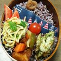 SoMiNemama's cooksnap of when they made お弁当に♡鰹節と大葉のパスタ♪麺つゆだけ.