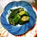 ねぞろ's cooksnap of when they made レンジで簡単！オクラのダシ煮.