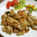 こな砂糖's cooksnap of when they made エリンギと鳥もも肉の照り焼き.