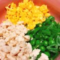 purin25's cooksnap of when they made 子どもも大好き三色丼♫.