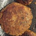 スズヌシ's cooksnap of when they made 地味だけどおいしいさば水煮のハンバーグ.