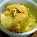 お蘭's cooksnap of when they made 葱味噌たけのこ.