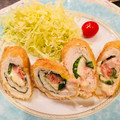 DonAoyama's cooksnap of when they made お弁当にも♡ささみと明太子のくるくる揚げ.