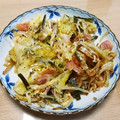 ☆ハイビスカス☆'s cooksnap of when they made もやしと卵のオイマヨ炒め.