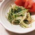 ＭＯＫＯＳＮＯＷ's cooksnap of when they made コスパ最強…♡もやしと水菜のナムル.