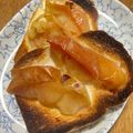 QPはにー's cooksnap of when they made 林檎甘煮のっけトースト.
