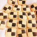 のん○°'s cooksnap of when they made 市松模様のクッキー♡.