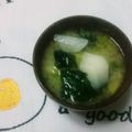 NAOばあさん's cooksnap of when they made かぶとわかめの味噌汁.