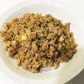 miii23's cooksnap of when they made こども喜ぶ♪鶏そぼろ丼.