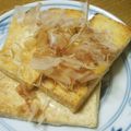 iketa's cooksnap of when they made 不思議な食感！硬豆腐のひとくちステーキ.